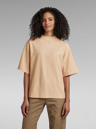 Mock Neck Loose Top
